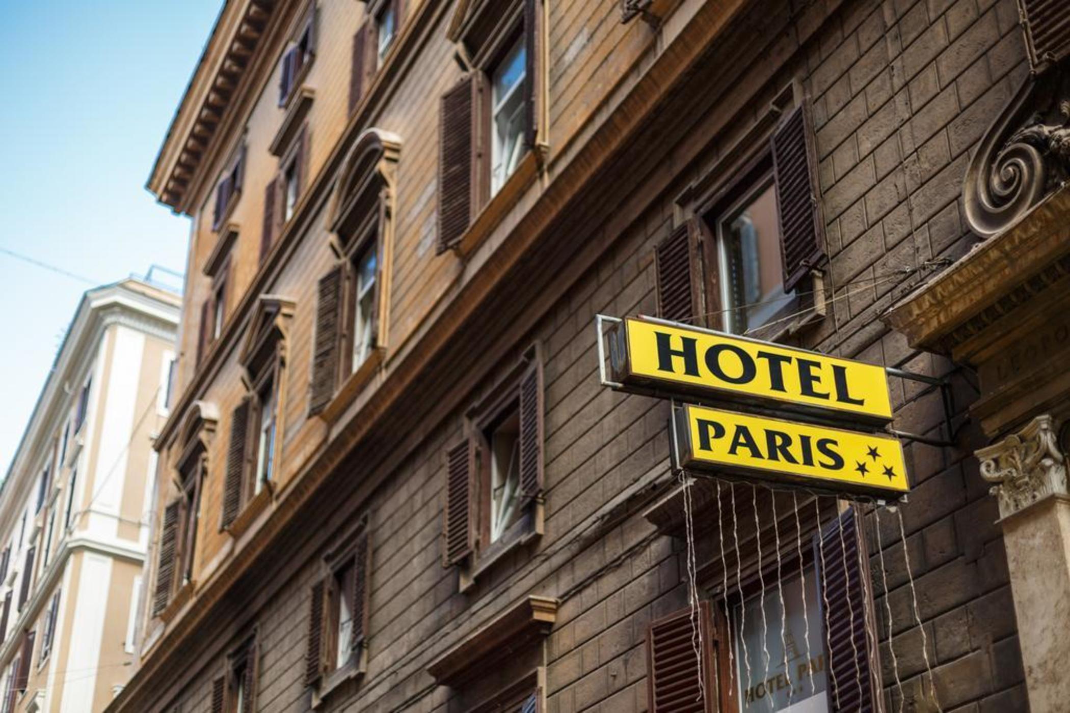 Hotel Paris Рим Екстериор снимка